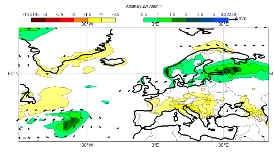 ECMWF monthly precipitation