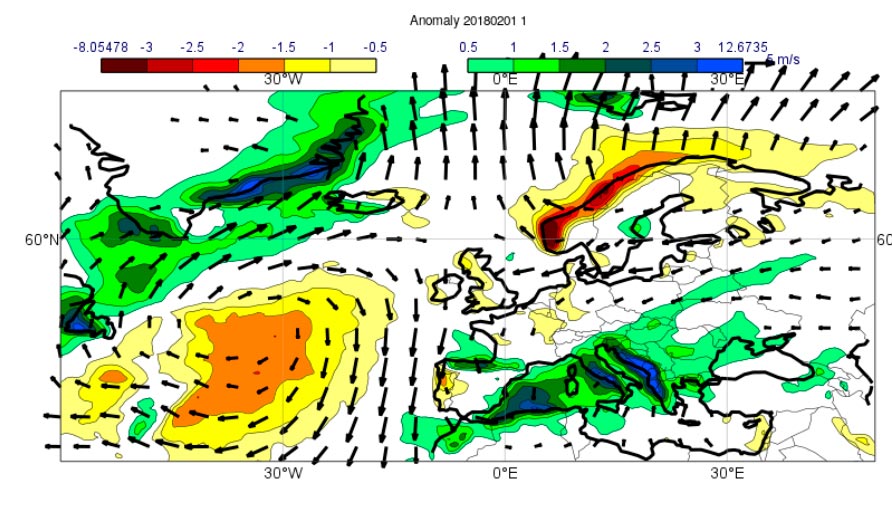 ECMWF monthly precipitation