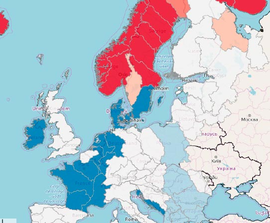 Hydrological outlooks (all by ECMWF)