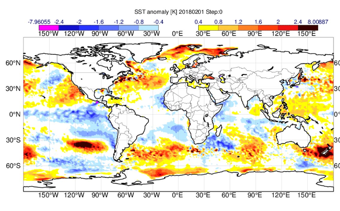 SST anomaly