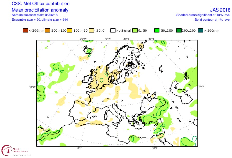 Precipitation anomaly