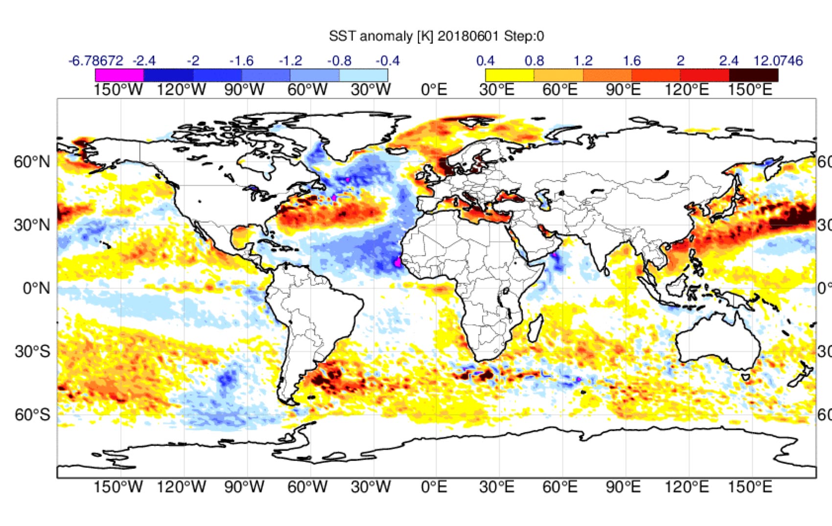 SST anomaly