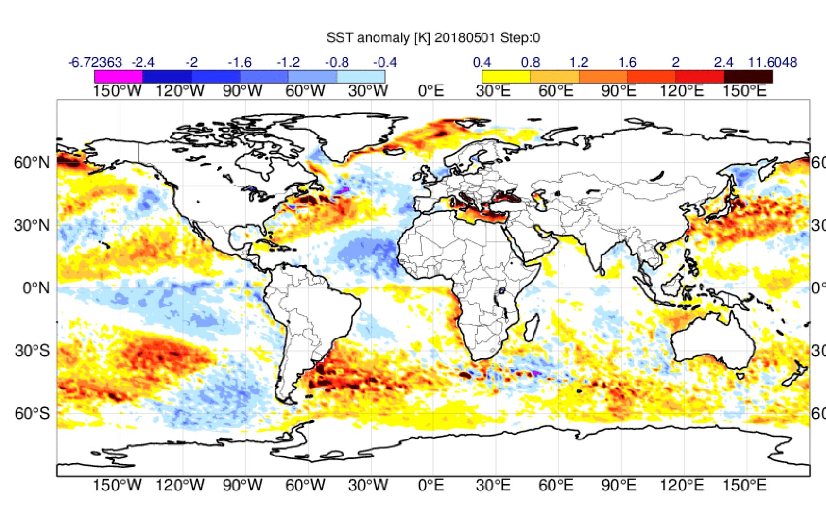 SST anomaly