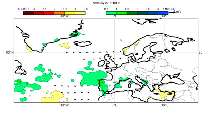 ECMWF monthly precipitation