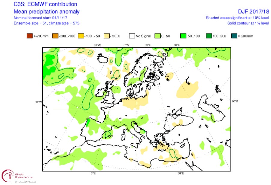 Precipitation anomaly