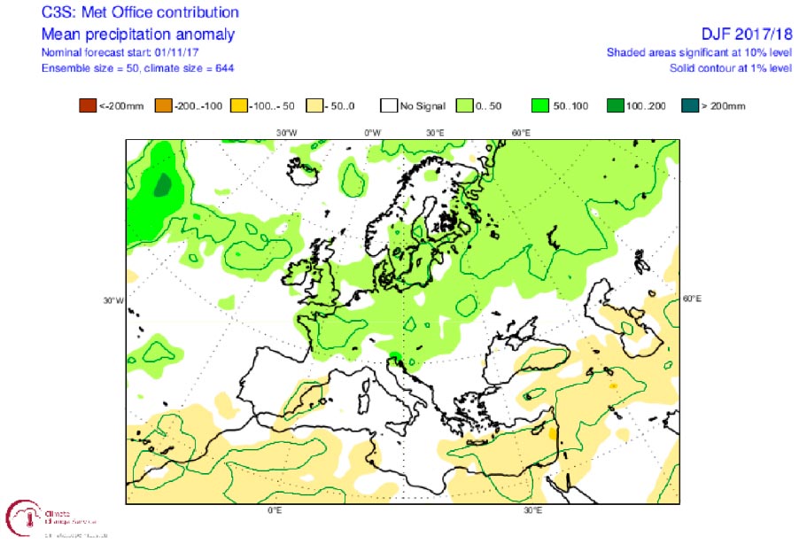 Precipitation anomaly