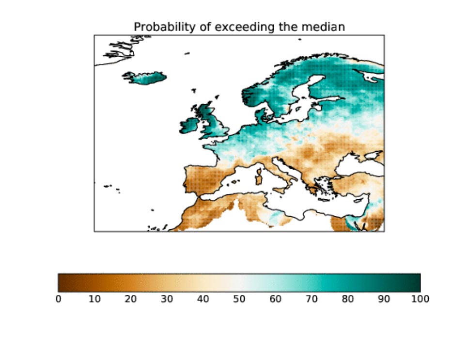 Calibrated rainfall